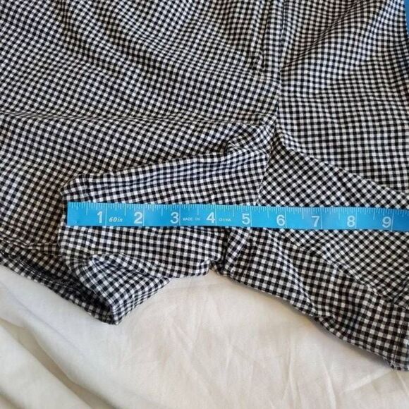 Real Clothes Checkered Cotton Highwaist Shorts -Size 16 - Picture 6 of 9